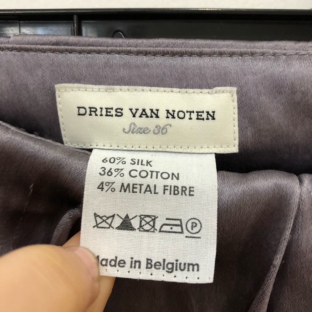Dries van noten silk blend maxi skirt size 36 - Picture 3 of 7